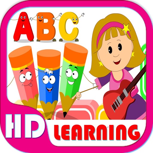 Baby Nursery Learning Book-Teach Your Kids and Toddlers with ABC,123 Counting Flashcards,Drawing and Quiz Puzzle HD Free icon