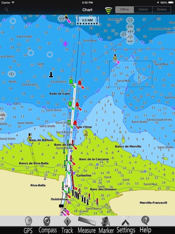 Lower Normandy GPS Charts Pro screenshot 4