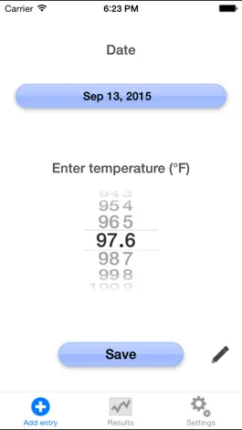 Game screenshot Ovulation temperature tracker apk