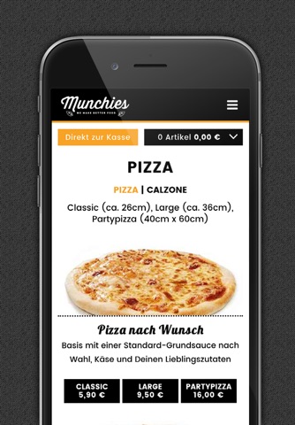Munchies Food - Pizza & Burger screenshot 3