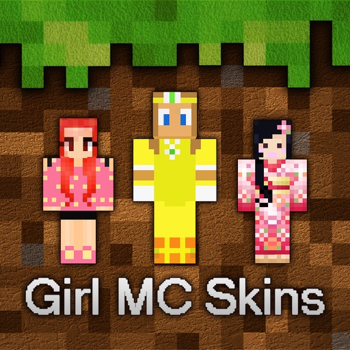 Girl Skins Collection Pro - Pixel Texture Exporter for Minecraft Pocket Edition Lite icon