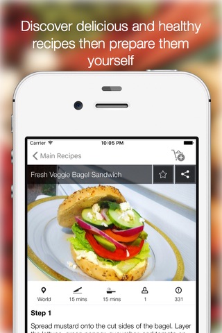 Meal Recipes - Find All The Delicious Recpies - Sandwich and Health Meal Recipes screenshot 3