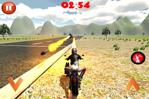 Gunship Bike Rider Ground Force Strike : Tanks Battle Action Games screenshot 2