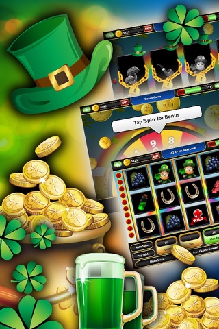 Leprechaun Riches Of Gold - Big Social Slot Machines in Double Rainbow Casino screenshot 2