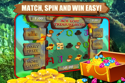 Ace Lost Treasure Slots - Free - Big Casino Win 777 Gold Bonanza screenshot 4