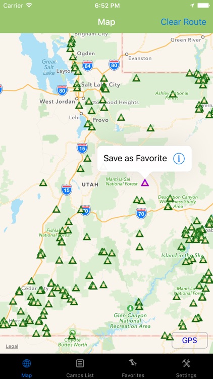 Utah – Camping & RV spots