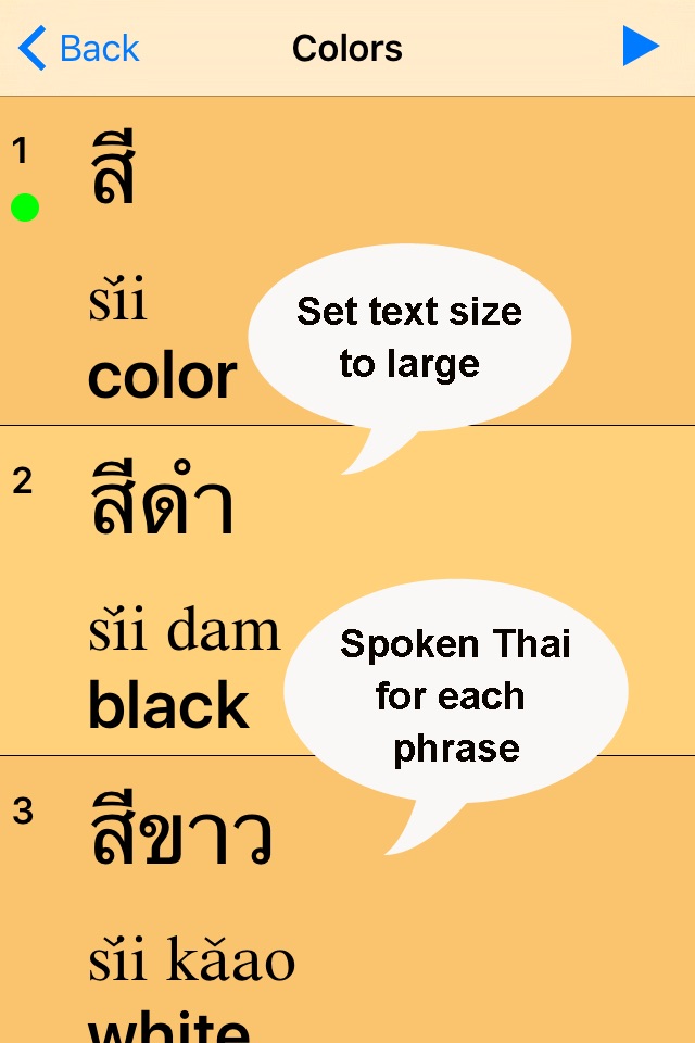 Thai for Beginners screenshot 2