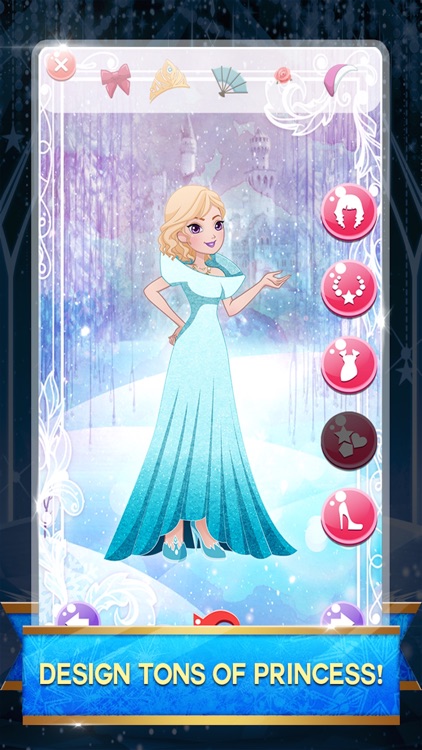 " Snow fall princess High-land " Dress-up : The Ever queen sister after fever games
