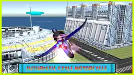 Game screenshot Flying Motorcycle Simulator – Futuristic bike Air flight stunts Free Game mod apk