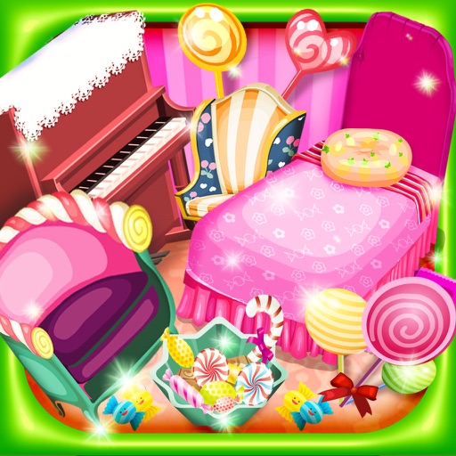 Decoration candy house Icon