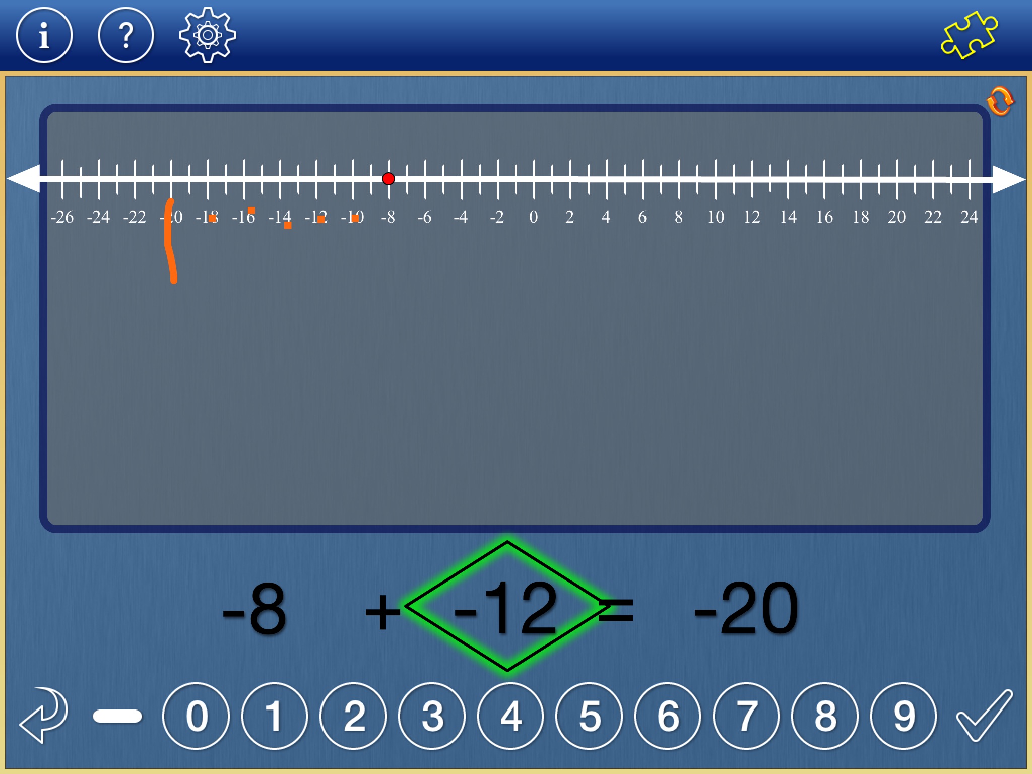 Number Line Math 3-6 screenshot 2