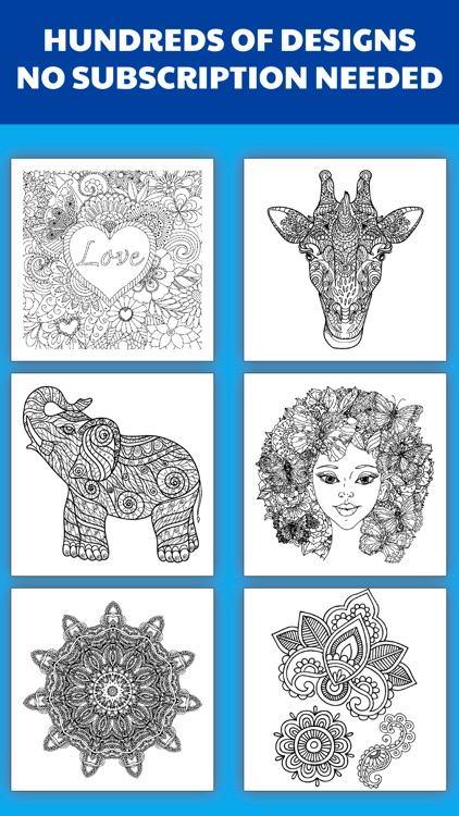 Download Color.ly Volume 1 - Adult coloring book (Animals, Basic ...