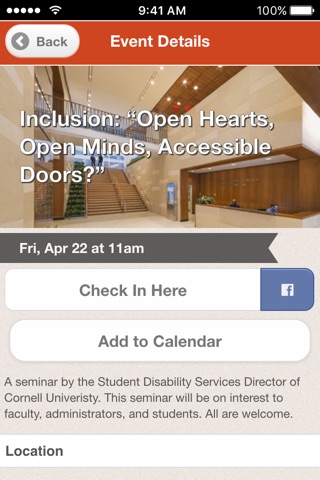 Weill Cornell Medicine Events screenshot 3