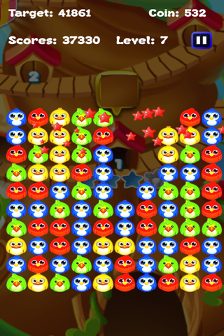 Bird Crush Puzzle Splash: free bubble jelly birds match 3 games screenshot 3