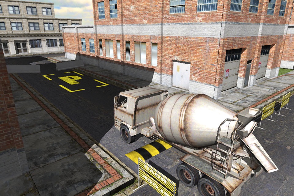 Cement Truck Parking - Realistic Driving Simulator Free screenshot 3