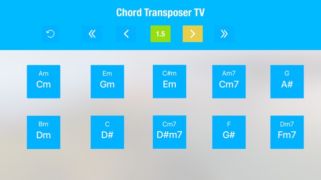 Chord Transposer TV(圖2)-速報App