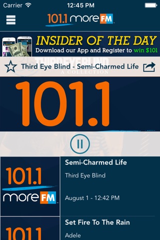 101.1 More FM Philly screenshot 2