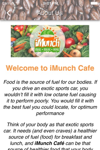 iMunch Cafe screenshot 2