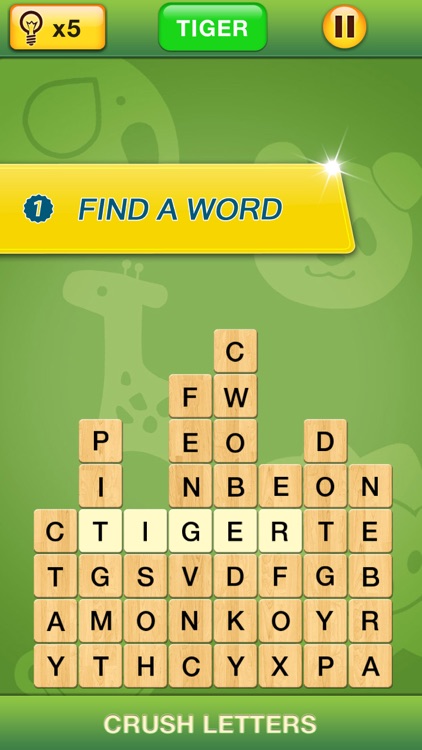 Crush Letters - Word Search Themes