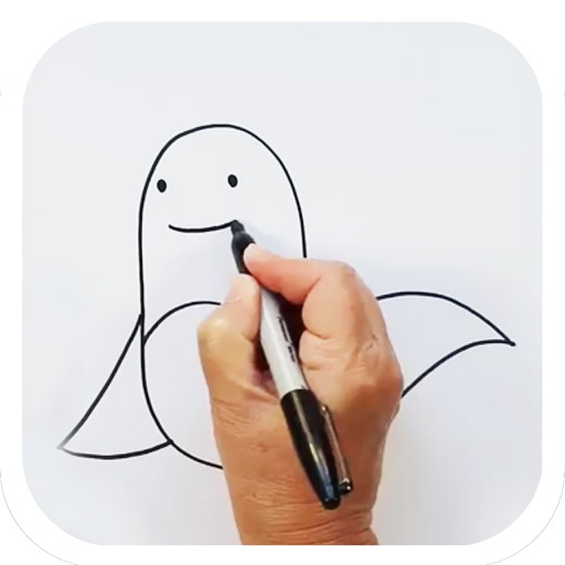 Learn How to Draw Cartoons Step by Step for iPad icon