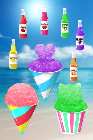 Snow Cone Maker - Happy Summer Frozen Food Making Games screenshot 2