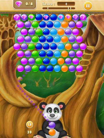 パンダのパズルは、バブル - バブルポップマニアシューター無料のマッチ3ゲームをのおすすめ画像1