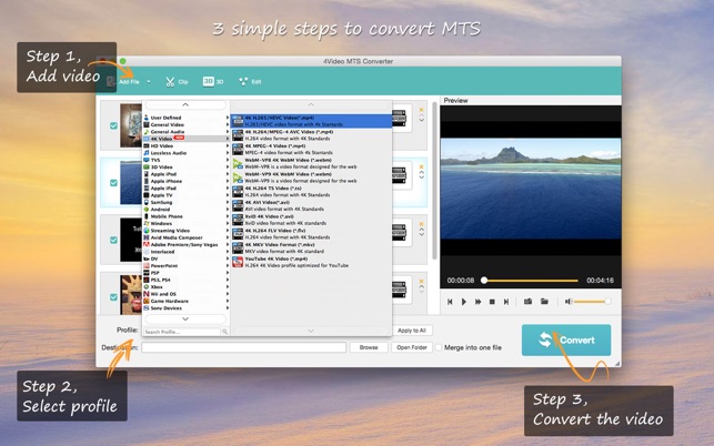 4Video MTS Converter - to MP4