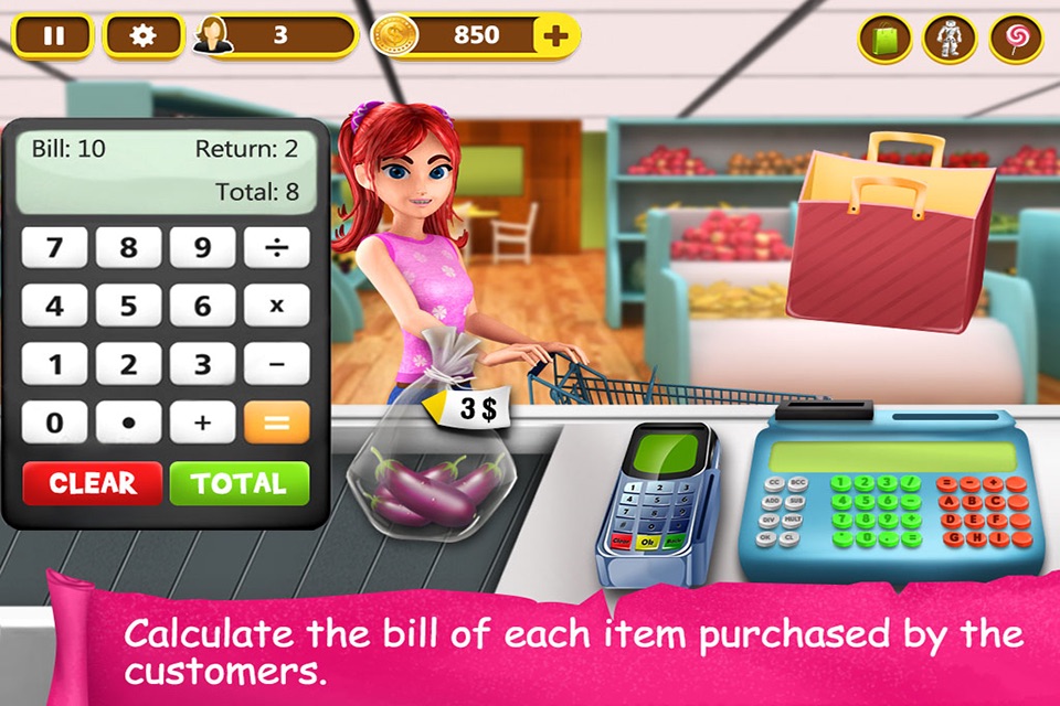 Supermarket Cash Register screenshot 3