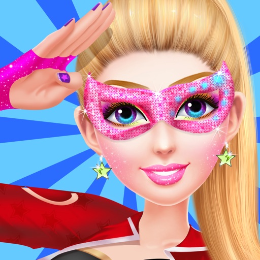 Superhero Girls Salon - Wonder League: Spa, Makeup & Super Power Makeover Game Icon