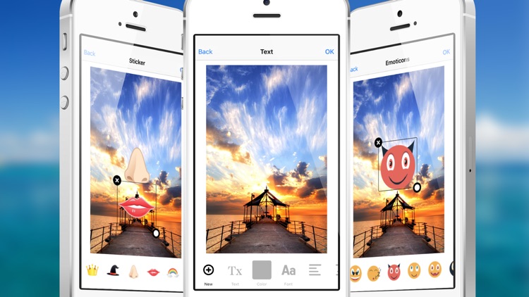 Photo Editor: Retouch Gallery/Camera Images with amazing filter effects and Save or Share it.