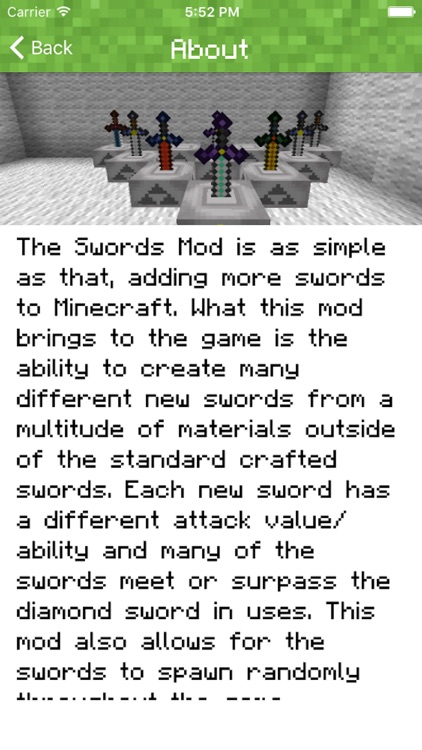 SWORDS MOD FOR MINECRAFT PC EDITION - POCKET GUIDE screenshot-4