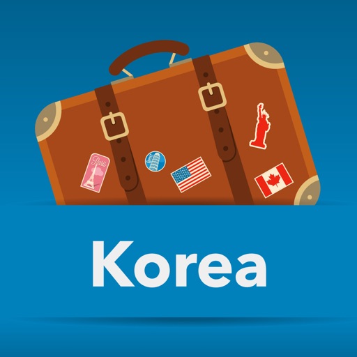 Korea offline map and free travel guide icon