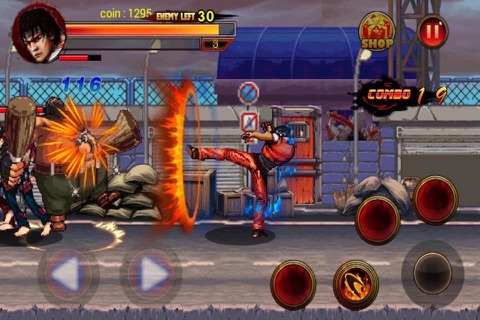 Kungfu of Fighters - King of Street Combat screenshot 2