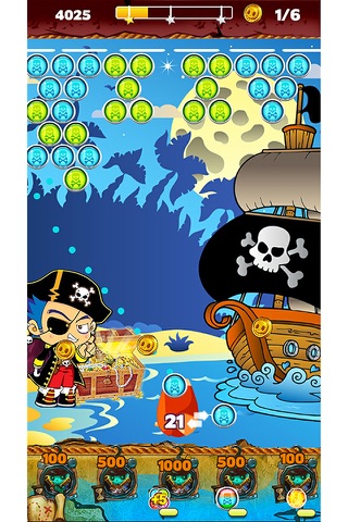 Pirate Bubble Shooter - Sea Pirates screenshot 3