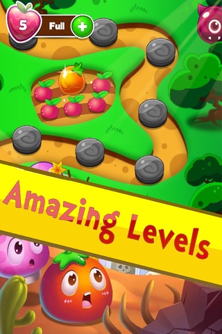 Sweet Farm Blast Vegetables Free Connect Match 3 Game screenshot 2