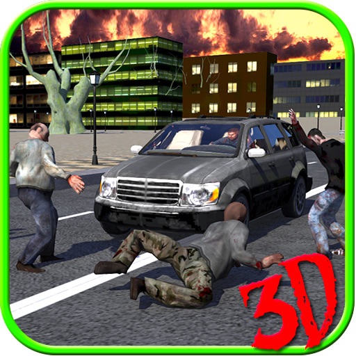 Car Driving Zombie Shooter 3d