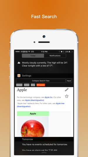 Switings-Notification Center Widget for 