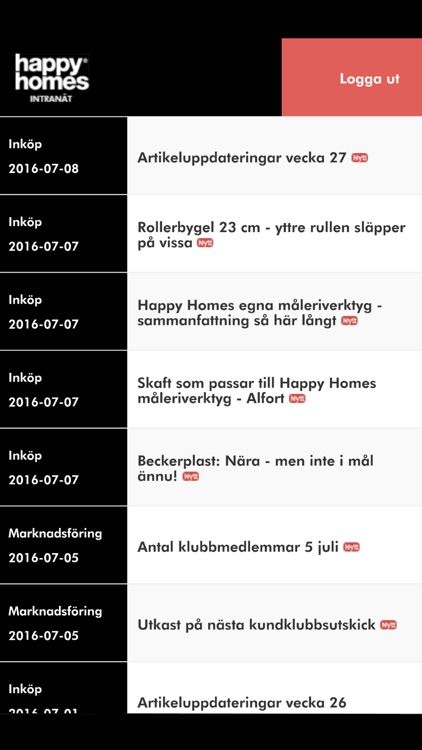 Happy Homes internapp