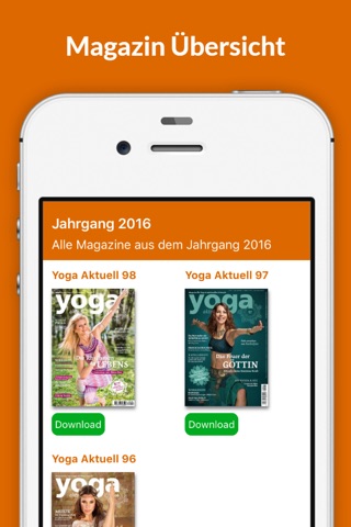 Yoga Aktuell Magazin App screenshot 2