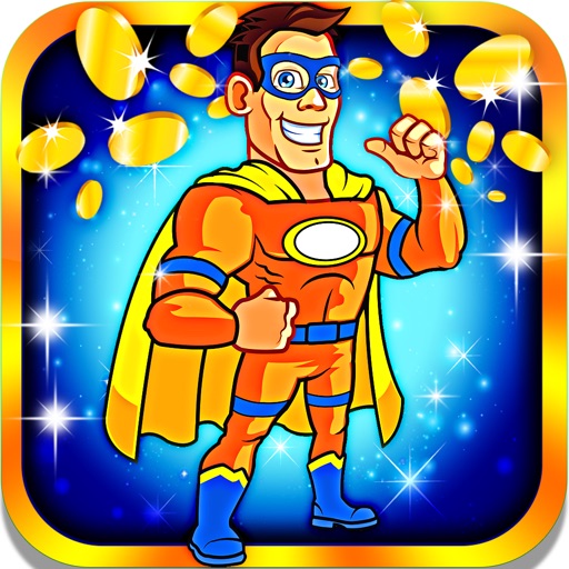 Superhero Slot Machine: Fight the evil in the most fortunate virtual gambling club iOS App