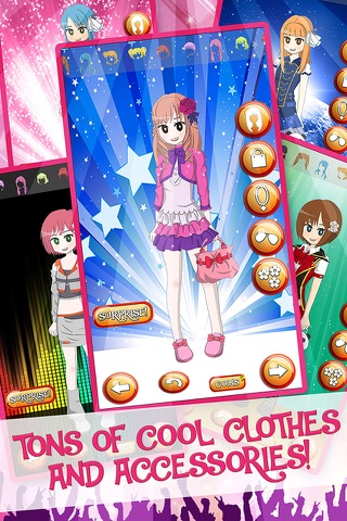 AKB0048 Anime Dress-Up Games For Girls - Love School Idol Makeover Salon screenshot 2