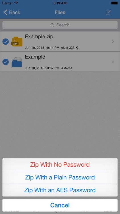 iZip Pro for iPhone – Zip Unzip Unrar