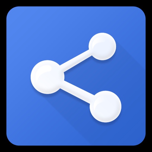 File Sharing and Chat. Connect and Transfer. Easy File Sharing between devices. Icon