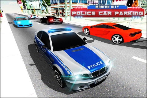 Modern City Police Car Parking - Prison Escape Police Chase 3D screenshot 2
