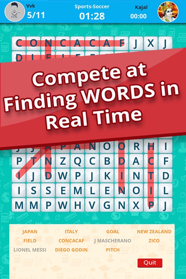 Word Search Multiplayer - Trends and Titbits screenshot 3