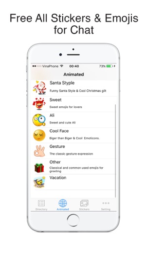 Animated Emojis Pro - Holiday, HD Emojis,Party 3D Emoticons (圖1)-速報App