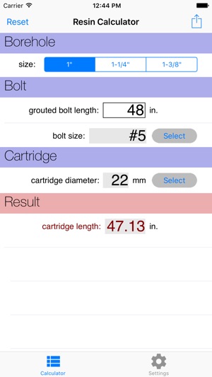 Minova ResinCalc(圖1)-速報App