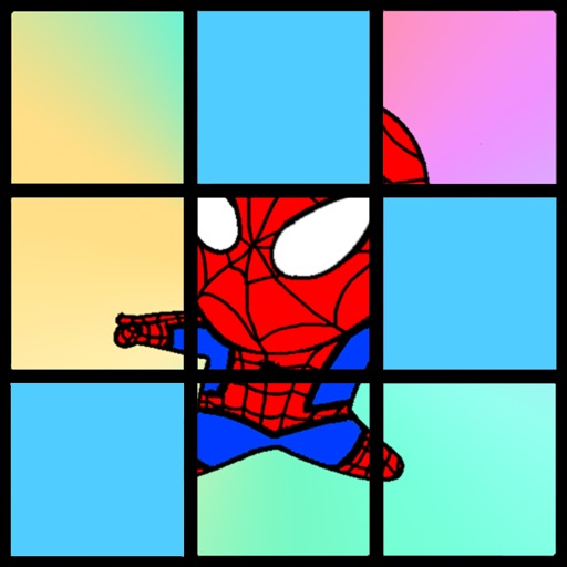 Kids Slide Puzzle For Spidy Games iOS App