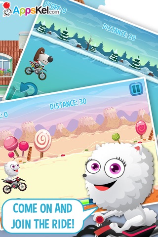 Pets Super Hero Biker Race 3.0 – Infinity Stunt Bike Games for Pro screenshot 4