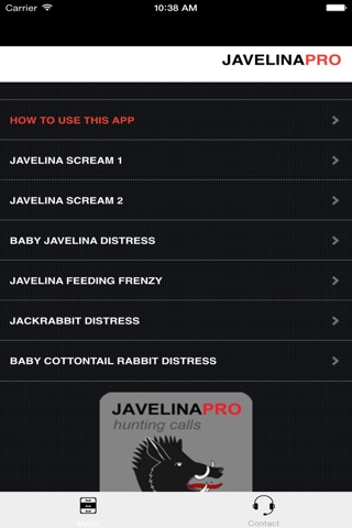 REAL Javelina Calls & Javelina Sounds to use as Hunting Calls (ad free) - BLUETOOTH COMPATIBLE screenshot 3